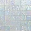 Marina Iridescent Squares White 11.75 in x 11.75 in. x 8 mm Glass Mosaic Wall Tile by Ivy Hill Tile -Ivy Hill Tile Sales white ivy hill tile glass tile ext3rd100123 64 1000