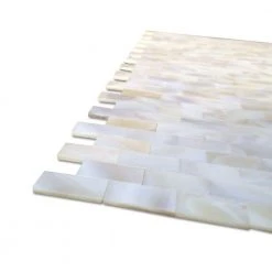 Mother of Pearl Serene White Bricks Seamless 12 in. x 12 in. Pearl Shell Glass Wall Mosaic Tile by Ivy Hill Tile 11 Mother of Pearl Serene White Bricks Seamless 12 in. x 12 in. Pearl Shell Glass Wall Mosaic Tile by Ivy Hill Tile -Ivy Hill Tile Sales white ivy hill tile glass tile ext3rd102046 1d 1000