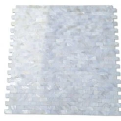 Mother of Pearl Serene White Bricks Seamless 12 in. x 12 in. Pearl Shell Glass Wall Mosaic Tile by Ivy Hill Tile 10 Mother of Pearl Serene White Bricks Seamless 12 in. x 12 in. Pearl Shell Glass Wall Mosaic Tile by Ivy Hill Tile -Ivy Hill Tile Sales white ivy hill tile glass tile ext3rd102046 a0 1000