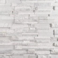 Cliffstone White Ledger Panel 8 in. x 24 in. 10mm Matte Marble Mosaic Tile (1.29 sq. ft.) by Ivy Hill Tile -Ivy Hill Tile Sales white ivy hill tile mosaic tile ext3rd100620 77 1000
