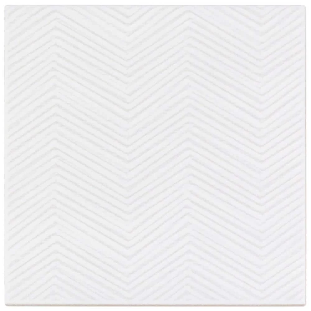 Oakland Decor White 6 in. x 6 in. Matte Porcelain Floor and Wall Tile (44 pieces 10.76 sq. ft. / box) by Ivy Hill Tile 5 Oakland Decor White 6 in. x 6 in. Matte Porcelain Floor and Wall Tile (44 pieces 10.76 sq. ft. / box) by Ivy Hill Tile - Image 3