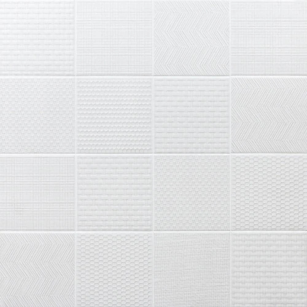 Oakland Decor White 6 in. x 6 in. Matte Porcelain Floor and Wall Tile (44 pieces 10.76 sq. ft. / box) by Ivy Hill Tile 3 Oakland Decor White 6 in. x 6 in. Matte Porcelain Floor and Wall Tile (44 pieces 10.76 sq. ft. / box) by Ivy Hill Tile