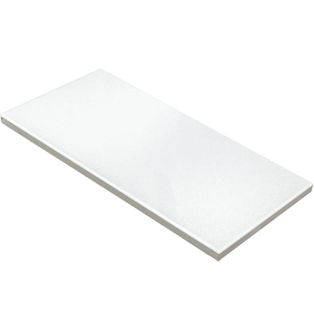 Lucid Nanoglass White 6 in. x 12 in. Polished Porcelain Floor and Wall Tile (4.84 Sq. Ft. / Case) by Ivy Hill Tile 7 Lucid Nanoglass White 6 in. x 12 in. Polished Porcelain Floor and Wall Tile (4.84 Sq. Ft. / Case) by Ivy Hill Tile - Image 5