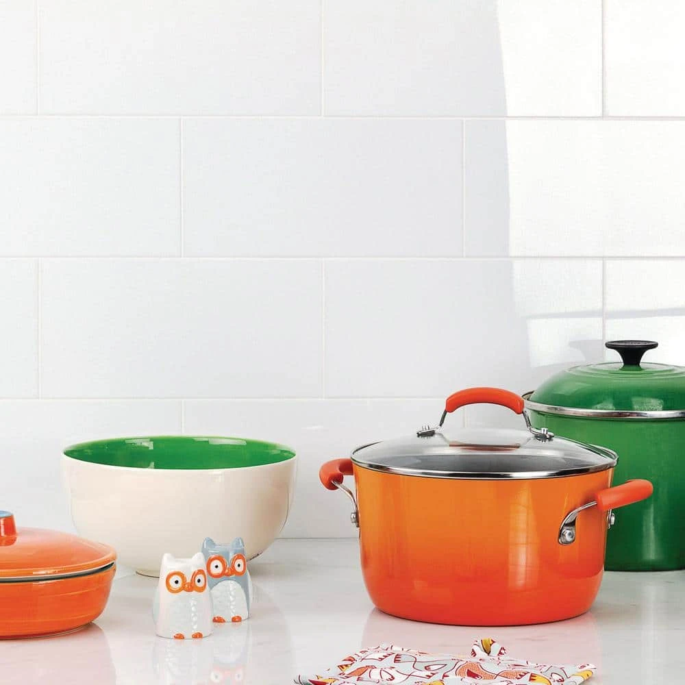 Lucid Nanoglass White 6 in. x 12 in. Polished Porcelain Floor and Wall Tile (4.84 Sq. Ft. / Case) by Ivy Hill Tile 4 Lucid Nanoglass White 6 in. x 12 in. Polished Porcelain Floor and Wall Tile (4.84 Sq. Ft. / Case) by Ivy Hill Tile - Image 2