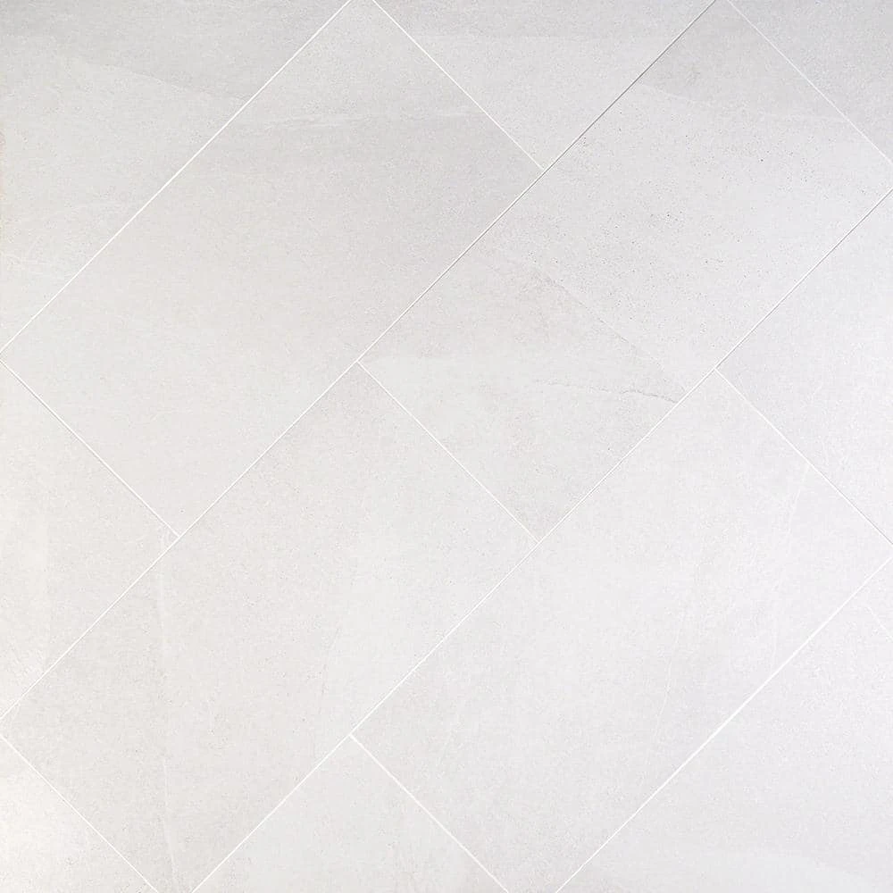 Copley Bianco 12 in. x 24 in. 10mm Matte Stone Look Porcelain Floor and Wall Tile (6-Piece/11.62 sq. ft./Box) by Ivy Hill Tile 3 Copley Bianco 12 in. x 24 in. 10mm Matte Stone Look Porcelain Floor and Wall Tile (6-Piece/11.62 sq. ft./Box) by Ivy Hill Tile