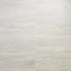Essential Travertine White 11.71 in. x 23.50 in. Porcelain Floor and Wall Tile (11.62 sq. ft./Case) by Ivy Hill Tile