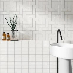 Remington White 2.95 in. x 5.9 in. Polished Porcelain Wall Tile (5.32 sq. ft./Case) by Ivy Hill Tile 13 Remington White 2.95 in. x 5.9 in. Polished Porcelain Wall Tile (5.32 sq. ft./Case) by Ivy Hill Tile -Ivy Hill Tile Sales white ivy hill tile porcelain tile ext3rd106630 66 1000