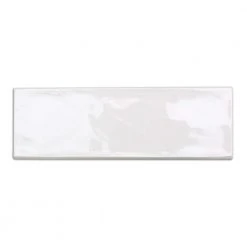Pier White 4 in. x 12 in. Polished Ceramic Bullnose Tile by Ivy Hill Tile