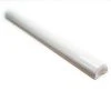 Catalina White 0.75 in. x 12 in. Polished Ceramic Wall Pencil Liner Tile by Ivy Hill Tile -Ivy Hill Tile Sales white ivy hill tile tile trim ext3rd101731 64 1000