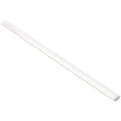 Barnet White 0.6 in. x 12 in. Matte Ceramic Pencil Tile by Ivy Hill Tile