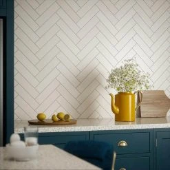 Taffeta White 3 in. x 12 in. Subway Gloss Textured Ceramic Wall Tile (6.027 sq. ft./Case) by Jeffrey Court 11 Taffeta White 3 in. x 12 in. Subway Gloss Textured Ceramic Wall Tile (6.027 sq. ft./Case) by Jeffrey Court -Ivy Hill Tile Sales white jeffrey court ceramic tile 95673 31 1000