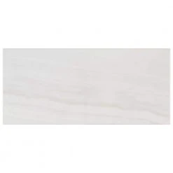 Glossy Rapids White 10 in. x 20 in. Subway Gloss Ceramic Wall Tile (14.80 sq. ft./Case) by Jeffrey Court