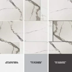 Winters Peak White 10 in. x 22 in. Subway Gloss Ceramic Wall Tile (14.80 sq. ft./Case) by Jeffrey Court -Ivy Hill Tile Sales white jeffrey court ceramic tile 97807 1d 1000