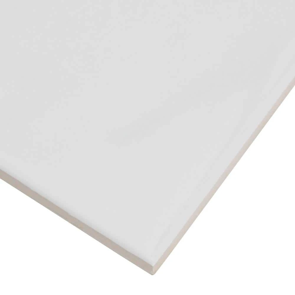 Allegro White 6 in. x 18 in. Glossy Ceramic Wall Tile (12.75 sq. ft. / case) by Jeffrey Court 8 Allegro White 6 in. x 18 in. Glossy Ceramic Wall Tile (12.75 sq. ft. / case) by Jeffrey Court - Image 6