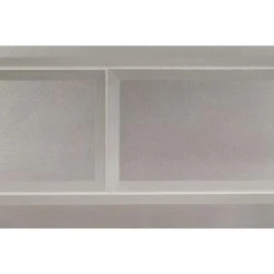 Luster White 4 in. x 12 in. Glossy Glass Wall Tile (10 sq. ft./Case) by Jeffrey Court -Ivy Hill Tile Sales white jeffrey court glass tile 99243 1d 1000