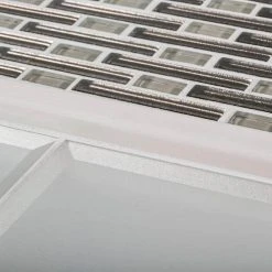 Luster White 4 in. x 12 in. Glossy Glass Wall Tile (10 sq. ft./Case) by Jeffrey Court -Ivy Hill Tile Sales white jeffrey court glass tile 99243 a0 1000