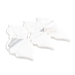 Victorian Gem White 9.125 in. x 11.25 in. Polished Calacatta/Thassos/Marble Wall/Floor Mosaic Tile (7.129 sq. ft./Case) by Jeffrey Court -Ivy Hill Tile Sales white jeffrey court marble tile 13019 40 1000