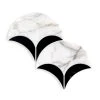 Parasol White/Black 8.5in. x 8.625in. Polished Calacatta/Nero Marquina/Marble Wall/Floor Mosaic Tile (5.09 sq. ft./Case) by Jeffrey Court -Ivy Hill Tile Sales white jeffrey court marble tile 13020 64 1000