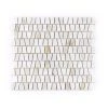 Trapezium White 10.625 in. x 12 in. Polished Calacatta Thassos/Dolomite/Marble Wall/Floor Mosaic (8.85 sq. ft./Case) by Jeffrey Court -Ivy Hill Tile Sales white jeffrey court marble tile 13021 64 1000