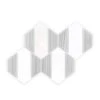 Cravat White/Grey 7.375 in. x 10.125 in. Geometric Honed Thassos/Grey Marble Wall/Floor Mosaic Tile (5.18 sq. ft./Case) by Jeffrey Court -Ivy Hill Tile Sales white jeffrey court marble tile 13022 64 1000