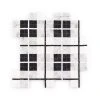 Oxford White/Black 10.125 in. x 10.125 in. Honed Thassos/Nero Marquina/Carrara Marble Mosaic Tile (7.12 sq. ft./Case) by Jeffrey Court -Ivy Hill Tile Sales white jeffrey court marble tile 13025 64 1000