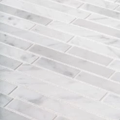 Stargazer White 11.75 in. x 12 in. Interlocking Polished Marble Mosaic Tile (9.79 sq. ft./Case) by Jeffrey Court 11 Stargazer White 11.75 in. x 12 in. Interlocking Polished Marble Mosaic Tile (9.79 sq. ft./Case) by Jeffrey Court -Ivy Hill Tile Sales white jeffrey court marble tile 96041 1d 1000