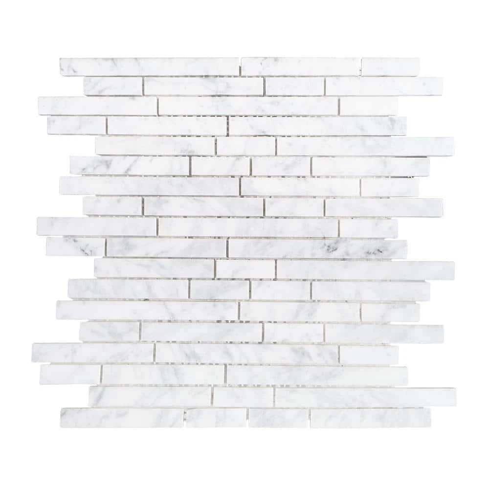 Stargazer White 11.75 in. x 12 in. Interlocking Polished Marble Mosaic Tile (9.79 sq. ft./Case) by Jeffrey Court 3 Stargazer White 11.75 in. x 12 in. Interlocking Polished Marble Mosaic Tile (9.79 sq. ft./Case) by Jeffrey Court