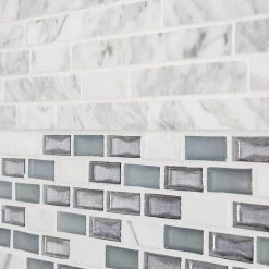 Stargazer White 11.75 in. x 12 in. Interlocking Polished Marble Mosaic Tile (9.79 sq. ft./Case) by Jeffrey Court 10 Stargazer White 11.75 in. x 12 in. Interlocking Polished Marble Mosaic Tile (9.79 sq. ft./Case) by Jeffrey Court -Ivy Hill Tile Sales white jeffrey court marble tile 96041 a0 1000