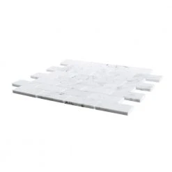 Coastal Haze White 12.125 in. x 12.5 in. Interlocking Polished Marble Wall and Floor Mosaic Tile (10.52 sq. ft./Case) by Jeffrey Court 8 Coastal Haze White 12.125 in. x 12.5 in. Interlocking Polished Marble Wall and Floor Mosaic Tile (10.52 sq. ft./Case) by Jeffrey Court -Ivy Hill Tile Sales white jeffrey court marble tile 96617 40 1000