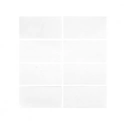 Thassos White 3 in. x 6 in. Polished Marble Floor and Wall Tile (10 sq. ft./Case) by Jeffrey Court -Ivy Hill Tile Sales white jeffrey court marble tile 96788 c3 1000