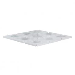 Doheny Thassos White 12.375 in. x 12.375 in. Basket Weave Mixed Marble Wall and Floor Mosaic Tile (10.63 sq. ft./Case) by Jeffrey Court 8 Doheny Thassos White 12.375 in. x 12.375 in. Basket Weave Mixed Marble Wall and Floor Mosaic Tile (10.63 sq. ft./Case) by Jeffrey Court -Ivy Hill Tile Sales white jeffrey court marble tile 96795 40 1000