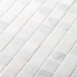 Carrara White 11.75 in. x 11.75 in. Honed Marble Wall and Floor Mosaic Tile (0.958 sq. ft./Each) by Jeffrey Court -Ivy Hill Tile Sales white jeffrey court marble tile 99050 66 1000