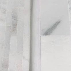 Cotton Valley White 11.75 in. x 12 in. Interlocking Polished Marble Mosaic Tile (9.79 sq. ft./Case) by Jeffrey Court -Ivy Hill Tile Sales white jeffrey court marble tile 99476 a0 1000