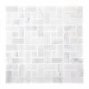 Ice Blocks White 11.875 in. x 11.875 in. Honed Marble Wall and Floor Mosaic Tile (9.79 sq. ft./Case) by Jeffrey Court -Ivy Hill Tile Sales white jeffrey court marble tile 99721 64 1000