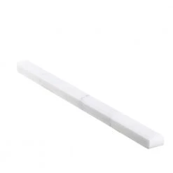 Italian White Carrara .75 in. x 12 in. Honed Marble Wall Pencil Tile (1 Linear Foot) by Jeffrey Court -Ivy Hill Tile Sales white jeffrey court tile trim 95352 c3 1000