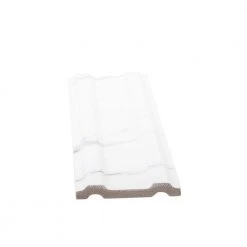 Carrara Inkjet White 3 in. x 12 in. Ceramic Wall Crown Trim Tile by Jeffrey Court -Ivy Hill Tile Sales white jeffrey court tile trim 96020 c3 1000