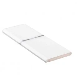 Carrara Inkjet White 2 in. x 6 in. Matte Ceramic Wall Single Bullnose Tile by Jeffrey Court 12 Carrara Inkjet White 2 in. x 6 in. Matte Ceramic Wall Single Bullnose Tile by Jeffrey Court -Ivy Hill Tile Sales white jeffrey court tile trim 96022 c3 1000