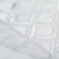 Italian White Carrara White 4 in. x 12 in. Honed Marble Wall Base Tile (1 Linear Foot) by Jeffrey Court 17 Italian White Carrara White 4 in. x 12 in. Honed Marble Wall Base Tile (1 Linear Foot) by Jeffrey Court -Ivy Hill Tile Sales white jeffrey court tile trim 98449 31 1000