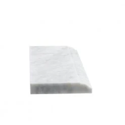 Italian White Carrara White 4 in. x 12 in. Honed Marble Wall Base Tile (1 Linear Foot) by Jeffrey Court 12 Italian White Carrara White 4 in. x 12 in. Honed Marble Wall Base Tile (1 Linear Foot) by Jeffrey Court -Ivy Hill Tile Sales white jeffrey court tile trim 98449 c3 1000