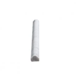 Carrara White 0.75 in. x 12 in. Honed Marble Wall Pencil Tile (1 Linear Foot) by Jeffrey Court 9 Carrara White 0.75 in. x 12 in. Honed Marble Wall Pencil Tile (1 Linear Foot) by Jeffrey Court -Ivy Hill Tile Sales white jeffrey court tile trim 98991 c3 1000
