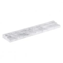 Carrara White 2.5 in. x 11.75 in. Honed Marble Wall Crown Tile by Jeffrey Court 11 Carrara White 2.5 in. x 11.75 in. Honed Marble Wall Crown Tile by Jeffrey Court -Ivy Hill Tile Sales white jeffrey court tile trim 99063 a0 1000