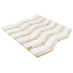 Blazon White Thassos And Mother Of Pearl Herringbone 11 3/4 in. x 11 5/8 in. Polished Glass Mosaic Tile by Ivy Hill Tile 13 Blazon White Thassos And Mother Of Pearl Herringbone 11 3/4 in. x 11 5/8 in. Polished Glass Mosaic Tile by Ivy Hill Tile -Ivy Hill Tile Sales white thassos and mother of pearl ivy hill tile marble tile ext3rd101337 4f 1000