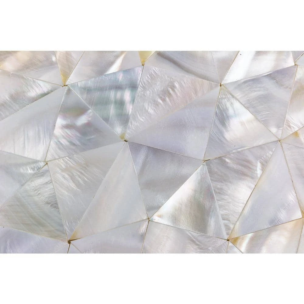 Lokahi White Troika 12.08 in. x 12.08 in. x 2 mm Pearl Shell Mosaic Tile by Ivy Hill Tile 10 Lokahi White Troika 12.08 in. x 12.08 in. x 2 mm Pearl Shell Mosaic Tile by Ivy Hill Tile - Image 8